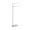 piantana lavabo asciugamani cromo