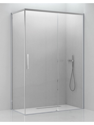 box doccia equa porta scorrevole e fisso cesana