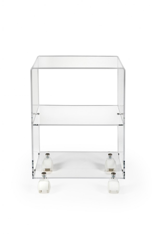 ArteBagno  carrello mobile ripiani plexiglass