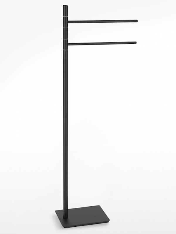 piantana tonda lavabo asciugamani cromo
