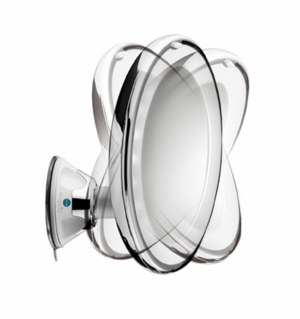 specchio ventosa meccanica luce led 5x